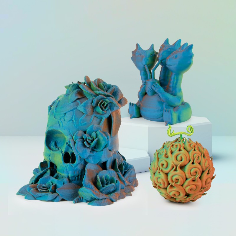 PLA Matte Tri Color - Malachite