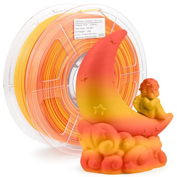 PLA Plus Gradient Red Orange