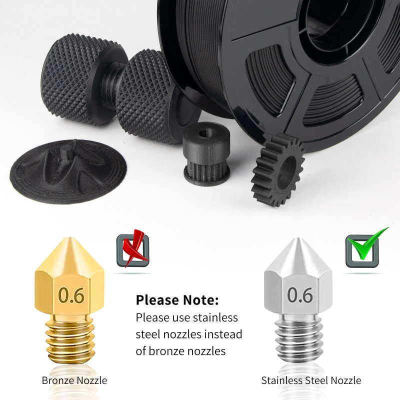Nylon PA6 Fibra Carbono