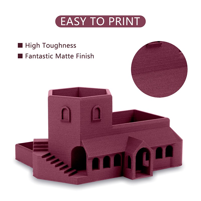 PETG CF Fibra Carbono Rojo