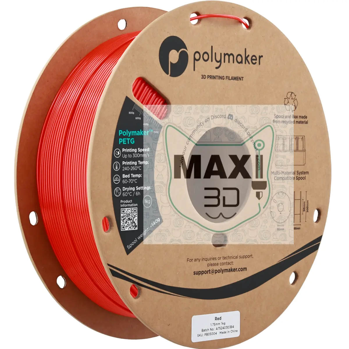 Polylmaker PETG Red