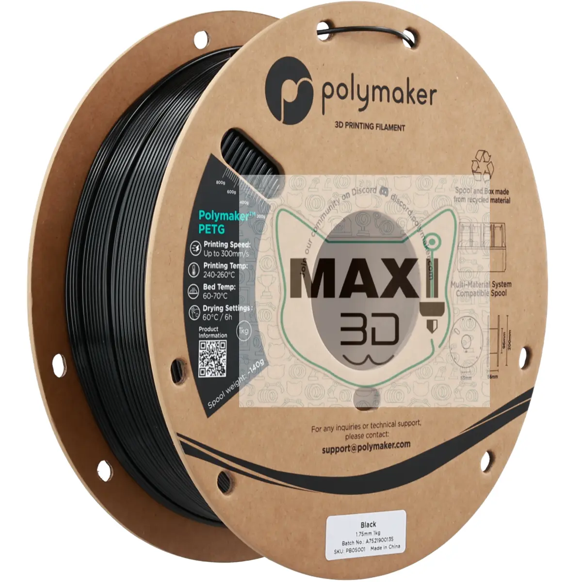 Polymaker PETG Black