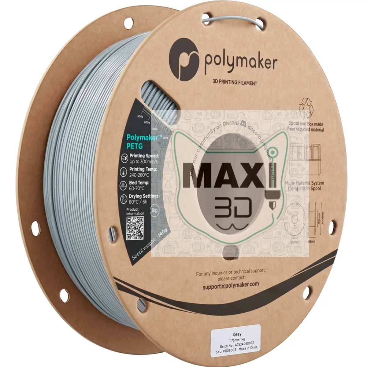 Polymaker PETG Grey