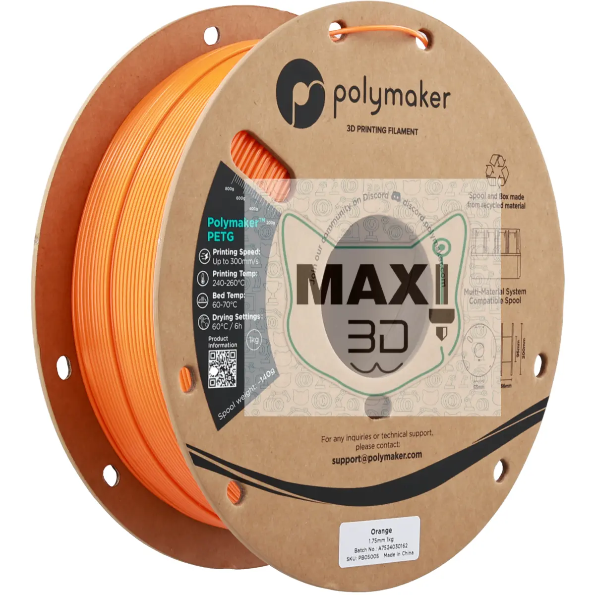 Polymaker PETG Orange